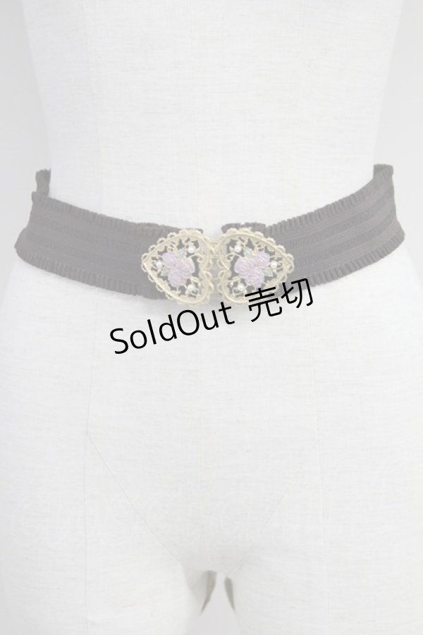 画像1: axes femme POETIQUE / ハートローズゴムベルト  ゴールド T-25-07-14-041-AX-ZA-OW-ZT445-F009 (1)