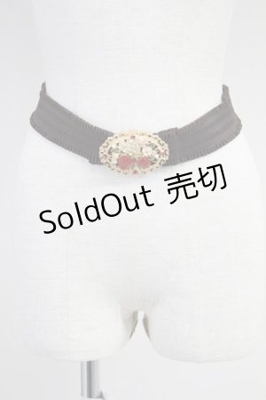 画像: axes femme / いちごモチーフゴムベルト  ゴールド T-25-07-14-045-AX-ZA-OW-ZT