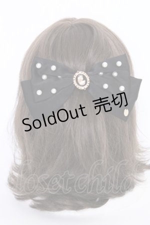 画像: m petit by misako / AM*NIPLバレッタ  クロ T-25-07-14-017-LO-AC-IG-ZT424-F003