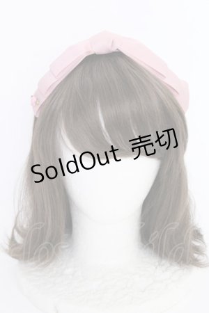 画像: m petit by misako / NINA'sコラボ AM*NIリボンカチューシャ  ピンク T-25-07-14-020-LO-AC-IG-ZT432-F003