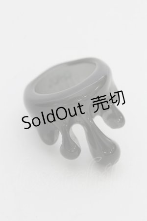 画像: Q-pot. / クリアブラックメルトリング  クリアブラック T-25-07-14-024-QP-AC-OW-ZT