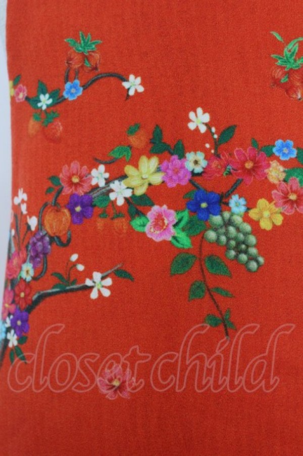 画像3: Cherir la femme franche lippee / いたずらねこノースリーブワンピース  オレンジ T-25-07-17-038-LO-OP-HI-ZT (3)