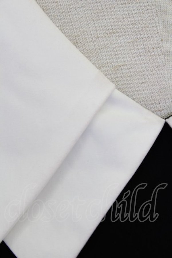 画像7: EAT ME / ダブルバイカラータイトワンピース  黒 T-25-07-17-046-LO-OP-HI-ZT302 (7)