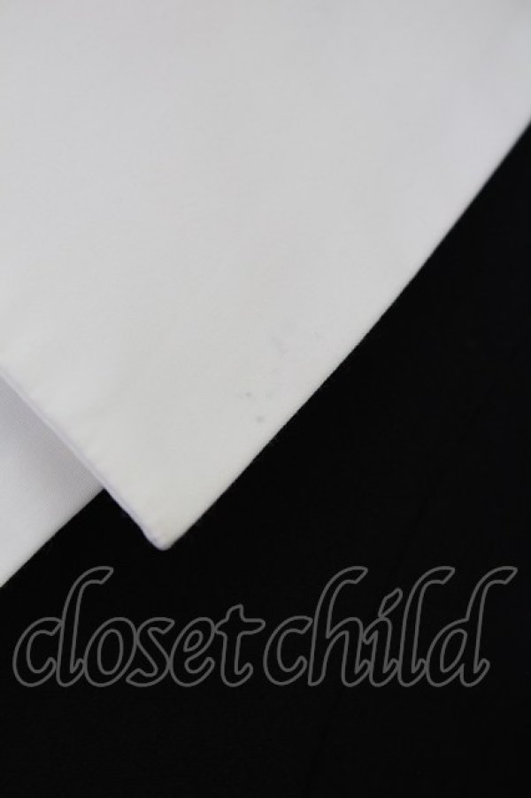 画像9: EAT ME / ダブルバイカラータイトワンピース  黒 T-25-07-17-046-LO-OP-HI-ZT302 (9)