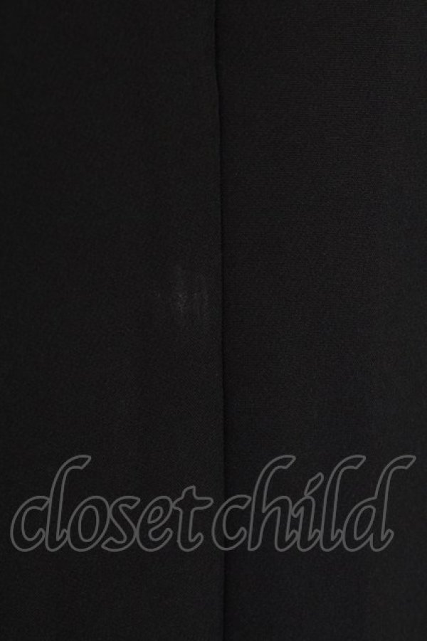 画像10: EAT ME / ダブルバイカラータイトワンピース  黒 T-25-07-17-046-LO-OP-HI-ZT302 (10)