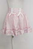 画像1: LIZ LISA / ギンガムスカパン  ピンク T-25-07-17-047-LO-SK-HI-ZT517 (1)