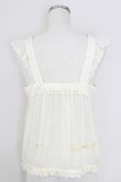 画像2: Franche Lippee / 刺繍シースルートップス  アイボリー T-25-07-17-004-LO-TO-HI-ZT (2)