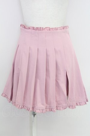 画像: Bon24Hiz / プリーツスカート  ピンク T-25-07-17-049-LO-SK-HI-ZT