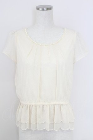 画像: LOLITAその他(お買取対象外) /  ドットシフォントップス  オフ T-25-07-17-005-LO-TO-HI-ZT