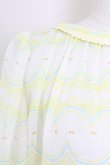 画像4: Franche Lippee / 刺繍シースルートップス  黄 T-25-07-17-006-LO-TO-HI-ZT (4)
