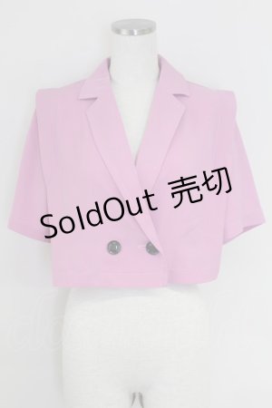画像: LOITAその他 / ショートジャケット  ピンク T-25-07-17-014-PU-CO-HI-ZT