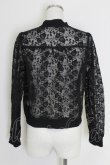 画像2: axes femme POETIQUE / フラワーレースシアーブルゾン  黒 T-25-07-17-020-AX-TO-AS-ZI (2)