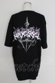画像2: (買取対象外) / ガールプリントTシャツ  黒 T-25-07-17-022-LO-TS-HI-ZS (2)