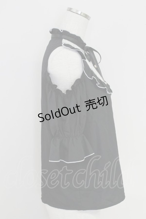 画像3: LOLITAその他(お買取対象外) / レースヨーク肩空きブラウス M ブラック T-25-07-22-008-LO-BL-SA-ZT (3)