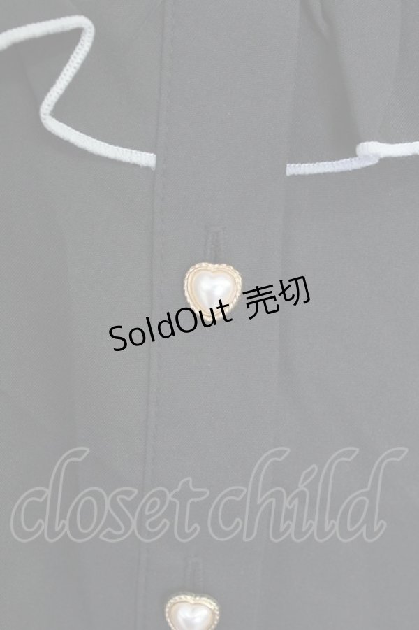 画像4: LOLITAその他(お買取対象外) / レースヨーク肩空きブラウス M ブラック T-25-07-22-008-LO-BL-SA-ZT (4)