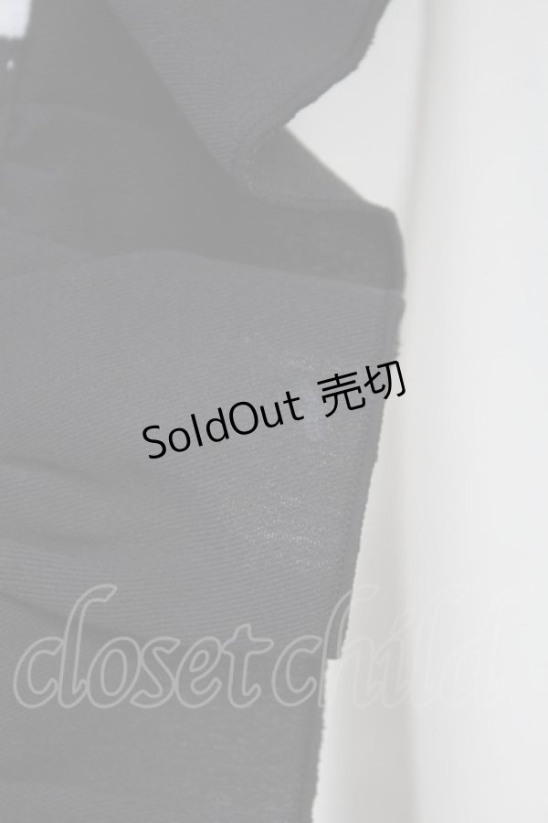 画像5: Secret Honey / エプロン風ドッキングワンピース 2 ブラック T-25-07-22-009-CA-OP-SA-ZT375 (5)