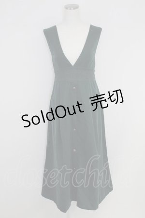 画像: axes femme / 前釦×プリーツジャンスカ M グリーン T-25-07-22-013-AX-OP-SA-ZT