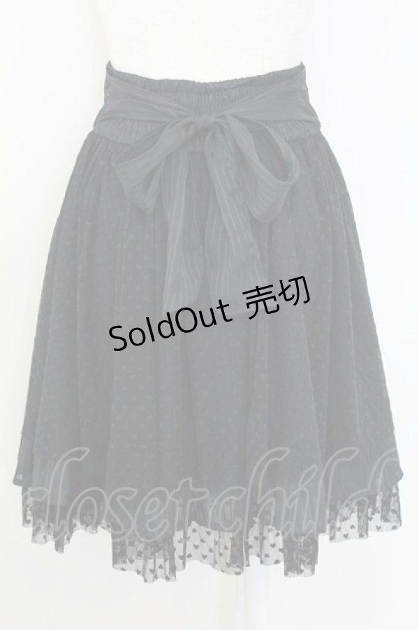 画像2: axes femme POETIQUE / チュール重ねスカート M ブラック T-25-07-22-019-AX-SK-SA-ZT (2)