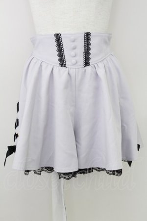 画像: axes femme / レースアップスカパン  ラベンダー T-25-07-22-022-AX-PA-SA-ZT