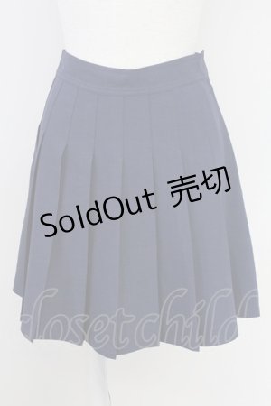 画像: Fi.n.t / プリーツミニスカパン  ネイビー T-25-07-24-043-CA-PA-SA-ZI