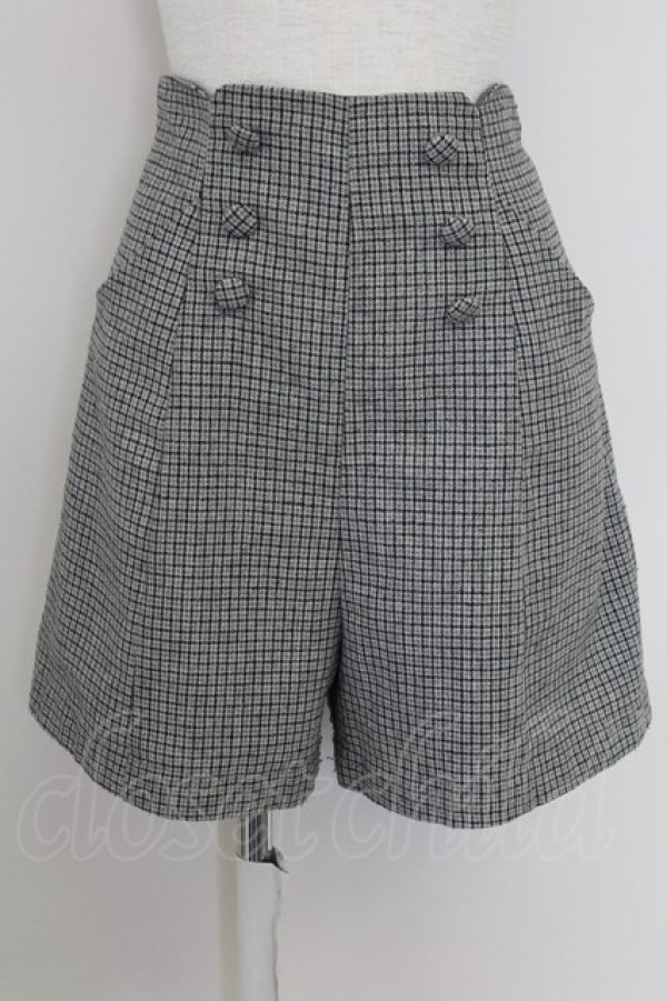 Pium ハイウエストファーショートパンツ グレー ハイウエストファーショートパンツ – pium