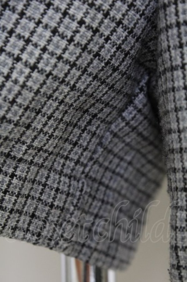 pium ハイウエストファーショートパンツ グレーチェック ハイウエストファーショートパンツ – pium