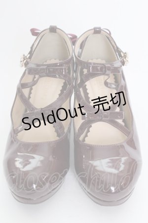 画像: axes femme POETIQUE / レースアップパンプス M ボルドー T-25-07-24-053-AX-SH-SA-ZI