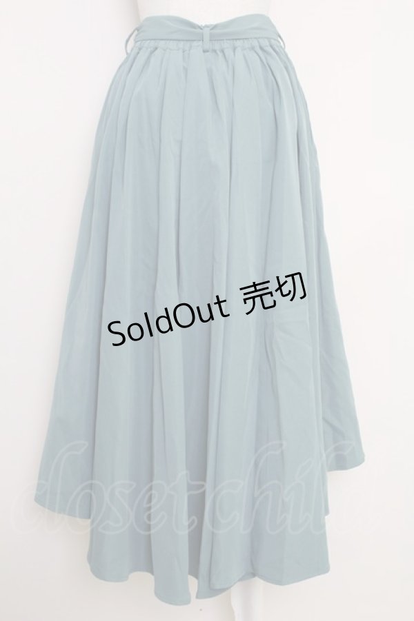 画像2: axes femme / ポケットフィッシュテールスカート  グリーン T-25-07-29-022-AX-SK-SA-ZI (2)