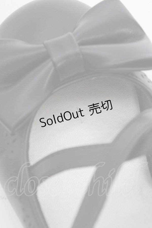 画像7: axes femme kawaii / クロスベルトリボンパンプス L ブラック T-25-07-29-034-AX-SH-SA-ZI (7)