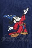 画像3: axes femme kawaii / 【Disney】ファンタジア／ニットカーデ M ネイビー T-25-07-29-001-AX-TO-SA-ZI (3)