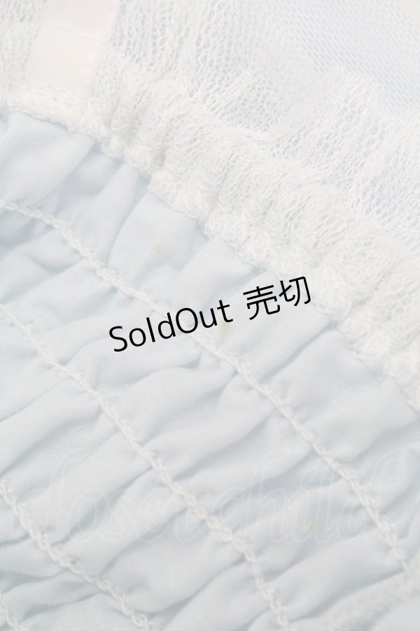 画像8: Secret Honey / シェル柄マーメイドワンピース  サックスＸ白 T-25-07-29-012-CA-OP-SA-ZI (8)