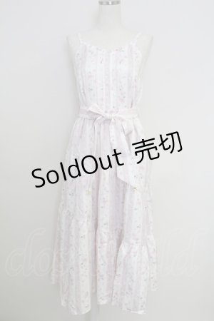 画像: axes femme / ブルーミングサクラキャミワンピース  生成り T-25-07-29-017-AX-OP-SA-ZI