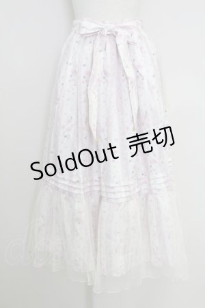 画像: axes femme / ブルーミングサクラスカート  ピンク T-25-07-29-018-AX-SK-SA-ZI