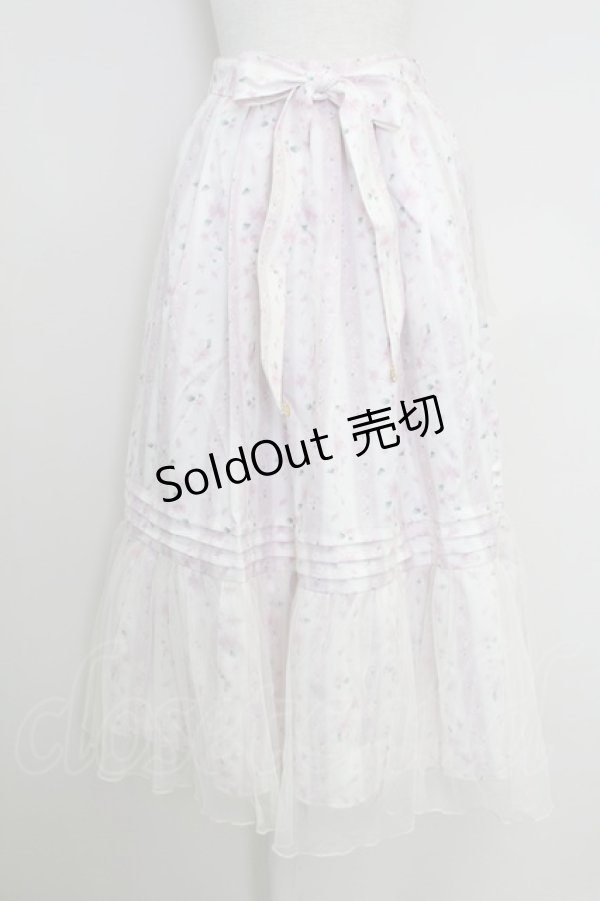 画像1: axes femme / ブルーミングサクラスカート  ピンク T-25-07-29-018-AX-SK-SA-ZI (1)