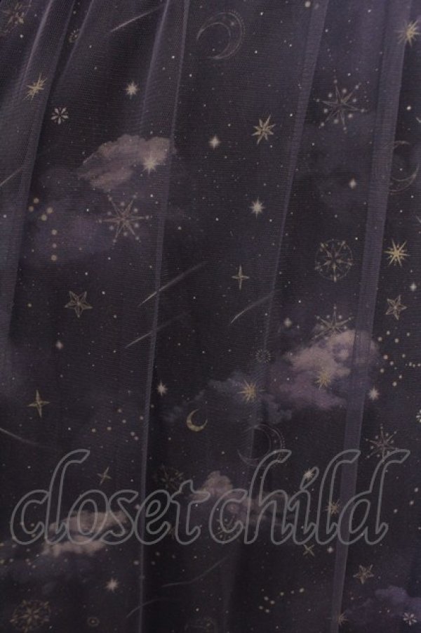 画像3: axes femme / ステラートプリントシャツワンピース  ブラック T-25-07-31-016-AX-OP-SA-ZT34 (3)