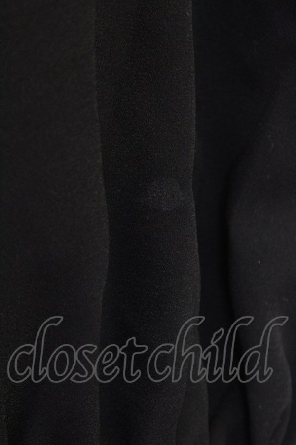 画像5: axes femme / ステラートプリントシャツワンピース  ブラック T-25-07-31-016-AX-OP-SA-ZT34 (5)