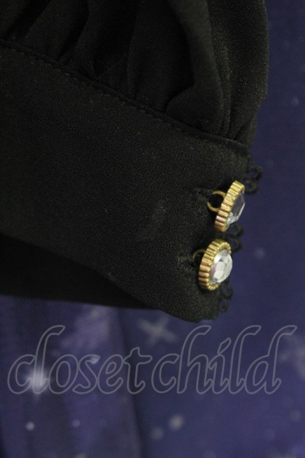 画像6: axes femme / ステラートプリントシャツワンピース  ブラック T-25-07-31-016-AX-OP-SA-ZT34 (6)