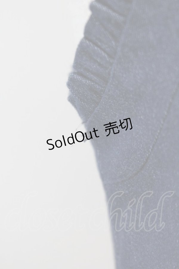 画像3: LODISPOTTO / 後ろダブルリボンデニムジャンパースカート  青デニム T-25-07-31-017-LO-OP-SA-ZT34 (3)