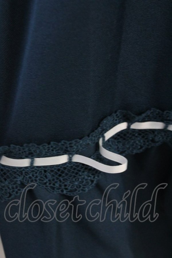 画像4: axes femme / サス付フリルスカート  グリーン T-25-07-31-021-AX-SK-SA-ZT037 (4)