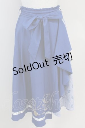 画像: axes femme / 【美女と野獣】フリルスカート  青 T-25-07-31-022-AX-SK-SA-ZT037