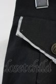 画像5: axes femme / 薔薇×額縁刺繍ミドルスカート  黒Ｘパープル T-25-07-31-025-AX-SK-SA-ZT (5)