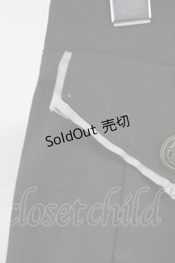 画像5: axes femme / 薔薇×額縁刺繍ミドルスカート  黒Ｘパープル T-25-07-31-025-AX-SK-SA-ZT269 (5)