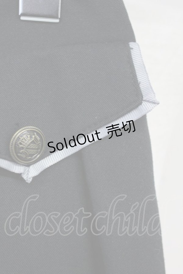 画像6: axes femme / 薔薇×額縁刺繍ミドルスカート  黒Ｘパープル T-25-07-31-025-AX-SK-SA-ZT269 (6)