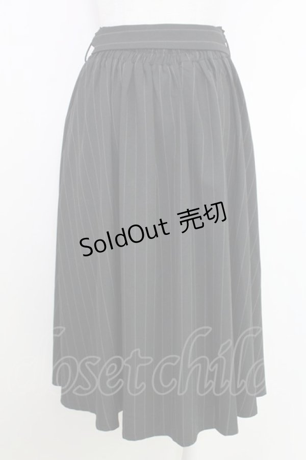 画像2: axes femme / フレームローズ刺繍スカート  ブラック T-25-07-31-026-AX-SK-SA-ZT269 (2)