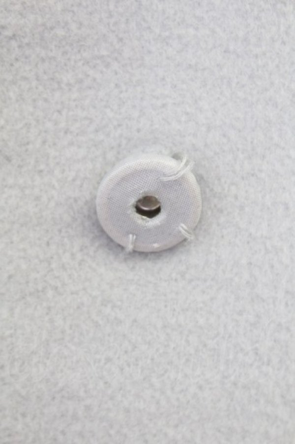 画像7: LODISPOTTO / 3つリボン袖先ファーノーカラーコート  グレーＸゴールド T-25-07-31-002-LO-CO-SA-ZT-C002 (7)