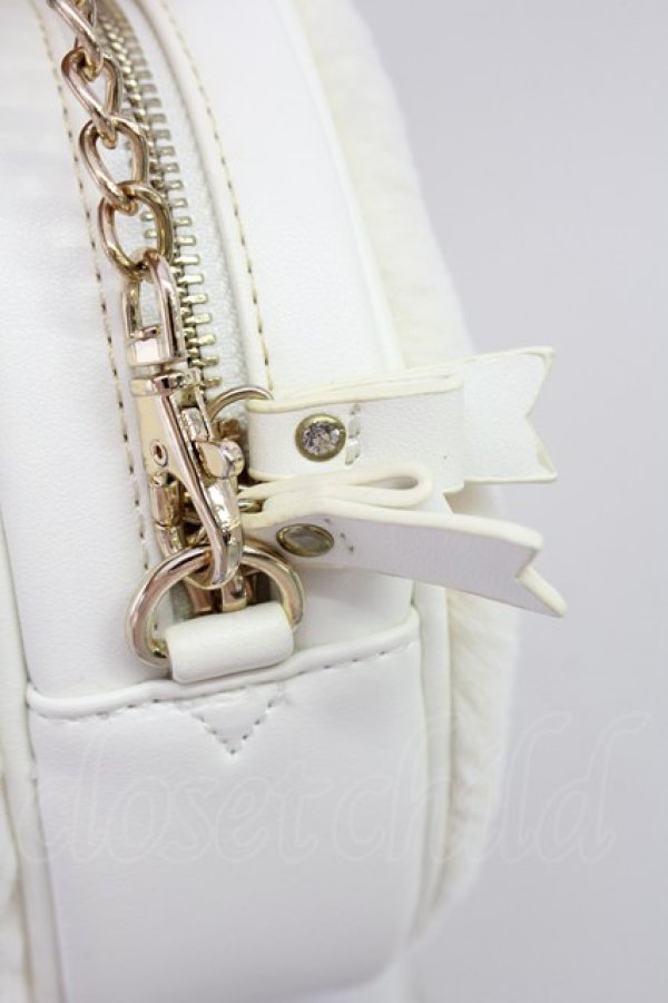 画像6: LODISPOTTO / ファーリボンパールショルダーバッグ  アイボリー T-25-07-31-030-LO-BG-SA-ZT-K020 (6)
