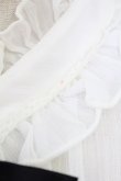 画像5: axes femme / カメオ×ジャボブローチ付ブラウス  ホワイト T-25-07-31-004-AX-BL-SA-ZT (5)