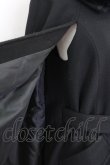 画像6: axes femme / ファー襟付ケープコート  ブラック T-25-07-31-001-AX-JA-SA-ZT (6)
