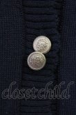 画像5: axes femme / 時計×歯車刺繍ニットカーディガン  ブラック T-25-07-31-012-AX-TO-SA-ZT (5)