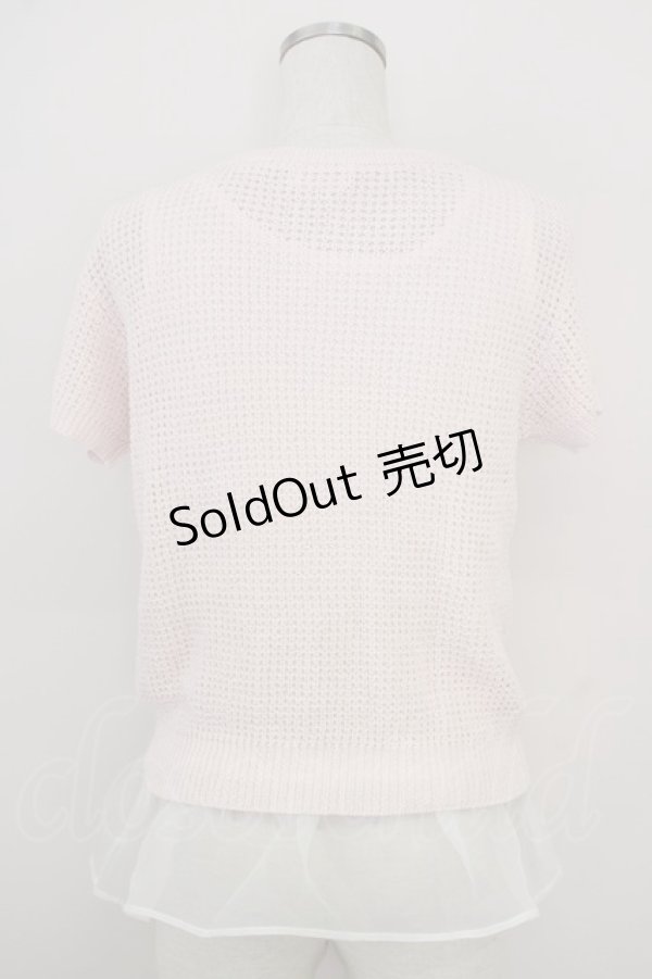 画像2: LODISPOTTO / ビジュートップス  ピンク T-25-08-03-021-LO-TO-AS-ZT331 (2)